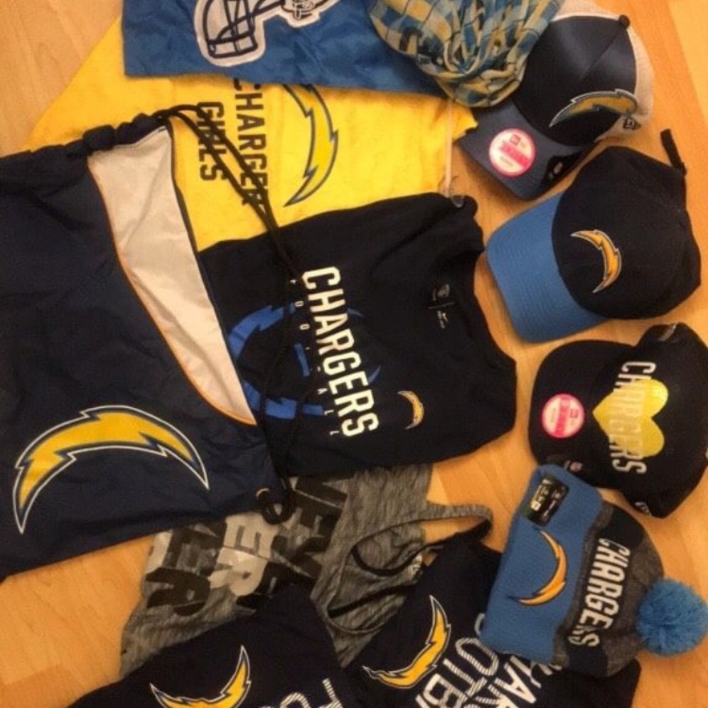 LA Chargers swag.
